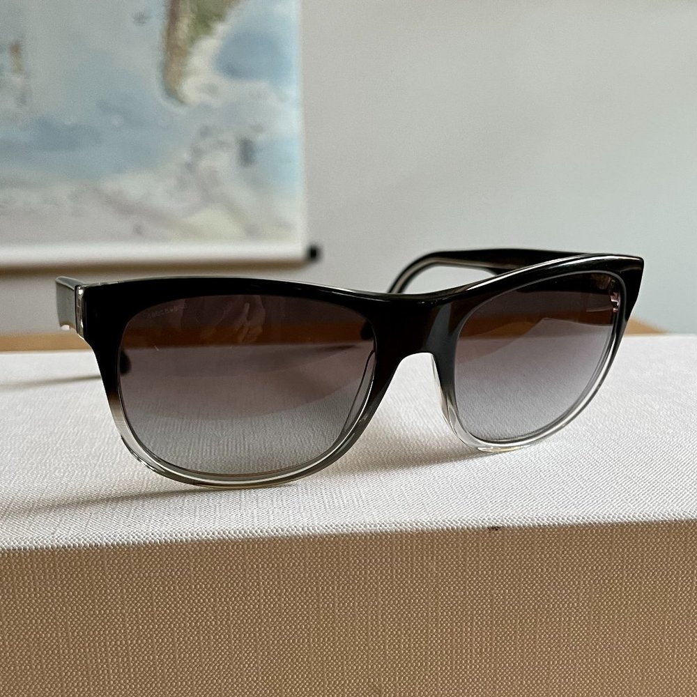 PRADA SPR24L Grey Gradient Sunglasses, pre-owned